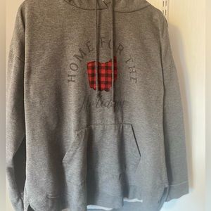 Maurice’s 1X “Home for the Holidays” Ohio Graphic Hoodie